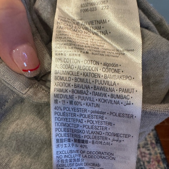 Nike Grey Baby Short Sleeve Onsie Bodysuitt Snap Bottoms Sz 12 Months - Picture 7 of 7